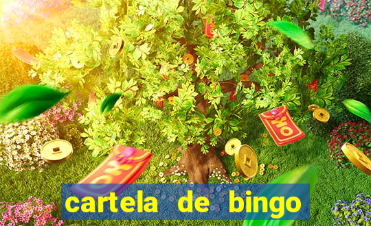 cartela de bingo pra imprimir